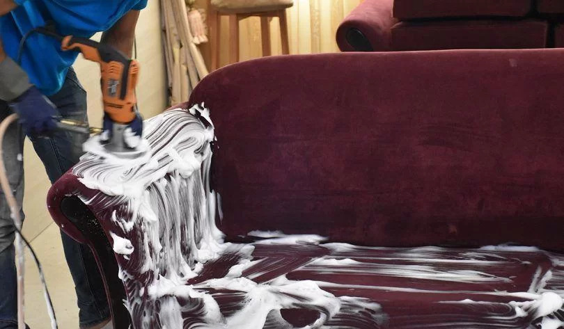 شستشوی مبل با پودر صابون - مبلشویی کرج