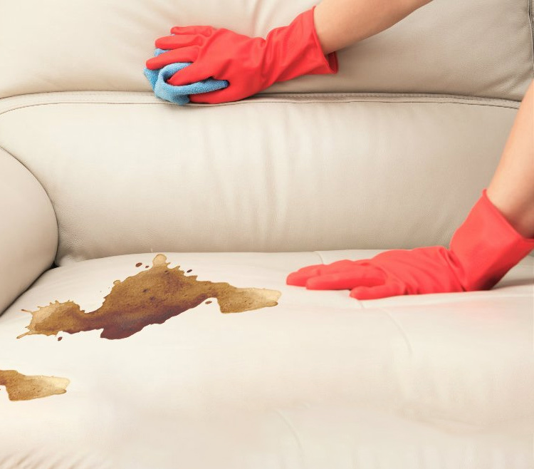 شستن لکه های چربی روی مبل